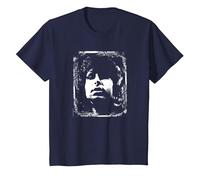 TV Times Jim Morrison Rétro T-Shirt, Enfant, Bleu Marine, 12 Ans