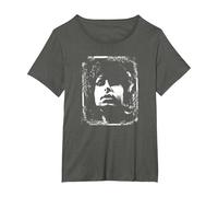 TV Times Jim Morrison Rétro T-Shirt, Femme Grandes Tailles, Asphalte, 5X