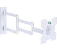 Tv Wall Mount With 700 Mm Extra Long Articulating Arm For 27-55 Inch Lcd/Led/Oled Tvs Up To 25 Kg, 180° Rotating, 360° Rotating, White