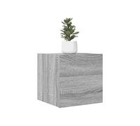 Tv-wandmeubelen 2 st 30,5x30x30 cm grijs sonoma eikenkleurig815139