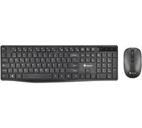 Tv Warrior Clavier Sans Fil 2.4Ghz Avec Touchpad Et Touches Multimédia Pour Smarttv, Odinateur Portable Ou Console De Jeux (Qwerty Spagnol)