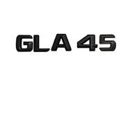 TVAAGHBCBR 1 Ensemble d'autocollants ABS Noir Mat for Coffre de Voiture, Lettres et Mots, Badge emblème, adapté for Mercedes-Benz GLA45 AMG
