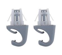 TVAAGHBCBR 2Pcs Clip de Fixation for Pare-Soleil de Voiture Clip de Fixation for Pare-Soleil Compatible for Toyota Camry Corolla/Matrix Highlander Prius RAV4 Solara Plastique(透Grey)