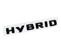 TVAAGHBCBR ABS Lettres Brillant Noir Hybride emblème Coffre côté Garde-Boue Insigne Plaque signalétique décalcomanie Voiture réaménagé Logo Autocollant Compatible for Benz(Matte Black)