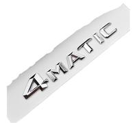 TVAAGHBCBR Emblème de Coffre arrière en ABS chromé 4MATIC Compatible avec Mercedes Benz CEGS GLC GLS(Chrome 14-16)