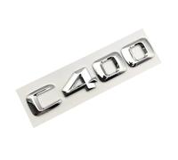 TVAAGHBCBR Emblème de Coffre arrière en ABS chromé, Lettres C180 C200 C220 C250 C300 C350 4MATIC, Compatible avec Mercedes W205 W204(C400)