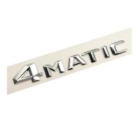 TVAAGHBCBR Emblème de Coffre arrière en ABS chromé, Lettres C180 C200 C220 C250 C300 C350 4MATIC, Compatible avec Mercedes W205 W204(4MATIC)