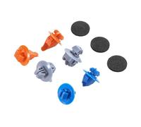 TVAAGHBCBR Kit de Clips de Panneau de Voiture en Plastique ABS numéro de pièce 75392-60031 3 Types 4 Couleurs Placement de Porte Avant Compatible for Toyota Prado 120 série 5 Portes