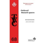 TVC 68. Ordered Banach spaces - Richard Becker - Hermann - broché - Etude