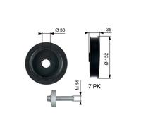 Tvd1127a Poulie Damper Gates