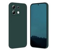 Tveinan Coque pour Xiaomi Redmi Note 13 Pro 5G / Poco X6 5G Étui de Protection, Coque Silicone Liquide Ultra Mince Souple Cover TPU Fine Housse de Protection Antichoc Case, Vert Foncé