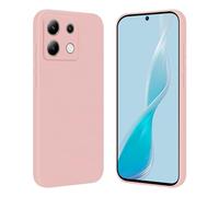 Tveinan Coque pour Xiaomi Redmi Note 13 Pro 5G / Poco X6 5G Étui de Protection, Coque Silicone Liquide Ultra Mince Souple Cover TPU Fine Housse de Protection Antichoc Case, Rose