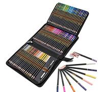 TVGO Ensemble De 72 Crayons De Couleur De Qualité Professionnelle, Trousse pratique pour ranger et protéger vos crayons, Idéal pour Artistes, Adultes et Enfants