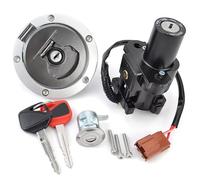 TVGOPBGF pour CB500 F pour CBR500 R 2018 2019 2020 2021 2022 2023 Interrupteur D'allumage Bouchon Réservoir Moto pour Serrure Siège avec Kit Clé OEM: 35010-MJW-D13