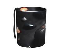 TVGPYBXF Poubelle de voiture noire mystère en forme de cœur - Poubelle de voiture anti-fuite, sans odeur, vous permet de voyager propre et hygiénique.