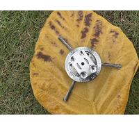 TVIAOH Tête de débroussailleuse en fil d'acier avec 3 lames, tête de rechange de 15,2 cm pour débroussailleuse électrique et alimentée par batterie