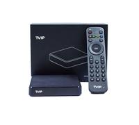 TVIP 4K HD BT Smart Set Top TV Box, Linux&Android 70, 24/5G WIFI, H265, prise UE, TVIP V605SE