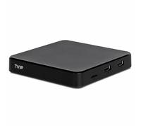 TVIP S-Box v.605 SE IP TV 4K HEVC HD Android 6.0 Linux Multimedia Stalker IP TV Streamer 1 Go RAM + 8 Go eMMC, Carte MicroSD, EXT.IR avec WiFi 5 GHz