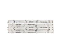 TVKSIPAR 8 Pièces/Ensemble Bande De Rétroéclairage LED for Téléviseur 49 Pouces Adapté for LG 49UH603V 49UH620V LC490DGE 6916L-2705A 6916L-2706A 6916L-2707A 6916L-2708A(5 Set)