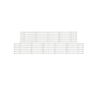 TVKSIPAR Bande LED Adaptée for Philips 65PUS6504/12 65PUS6554/12 65PUS6754 65PUS7304/12 65PUS7354/12 LB65065 V1_00 LB65065 V0_00 996592000939