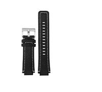 TVKSIPAR Bracelet De Montre Convexe En 24 X 16 Mm For Homme, Compatible Avec Les Modèles Fit For Timex Tide, Série T2N721, T2N720, TW2T76500 Et TW2T76300, En Nylon(N14-Black-S)