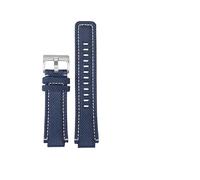TVKSIPAR Bracelet De Montre Convexe En 24 X 16 Mm For Homme, Compatible Avec Les Modèles Fit For Timex Tide, Série T2N721, T2N720, TW2T76500 Et TW2T76300, En Nylon(N14-Blue-S)