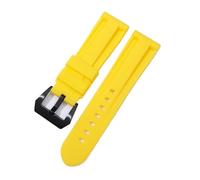 TVKSIPAR Bracelet de montre de sport en silicone souple 22 mm, 24 mm, 26 mm, jaune, rouge, vert, étanche, pour homme, 26mm, Silicone, Agate