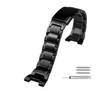 TVKSIPAR Bracelet De Montre En Acier Inoxydable For Homme, Compatible For Casio Fit For G-Shock Heart Of Steel GST-B500BD/GST-B500 AD, Boucle Déployante En Métal(Black)