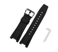 TVKSIPAR Bracelet de montre en cuir for Casio GST-B100 410 W100 S110 S100 W300 210 Hagane No Boukenshin, bracelet en nylon de 26 mm(Color 04)