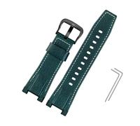 TVKSIPAR Bracelet de montre en cuir for Casio GST-B100 410 W100 S110 S100 W300 210 Hagane No Boukenshin, bracelet en nylon de 26 mm(Color 10)