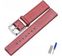 TVKSIPAR Bracelet De Montre En Cuir For CK K2G211K2G231K2Y211K2Y231, Avec Boucle À Chaîne, For Hommes Et Femmes, 16 Mm, 18 Mm, 20 Mm, 22 Mm(White Light Pin,18mm)