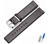 TVKSIPAR Bracelet De Montre En Cuir For CK K2G211K2G231K2Y211K2Y231, Avec Boucle À Chaîne, For Hommes Et Femmes, 16 Mm, 18 Mm, 20 Mm, 22 Mm(White Light Pur,18mm)