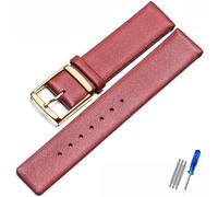 TVKSIPAR Bracelet De Montre En Cuir For CK K2G211K2G231K2Y211K2Y231, Avec Boucle À Chaîne, For Hommes Et Femmes, 16 Mm, 18 Mm, 20 Mm, 22 Mm(Light Pink White,18mm)