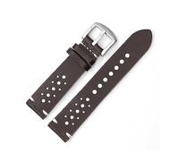 TVKSIPAR Bracelet De Montre En Cuir Véritable, Noir, Marron, Couleur Café, Adapté for Bracelets De Montre For Rallye, Bracelets De Rechange, 18mm, 20mm, 22mm(Dark coffee,24mm)