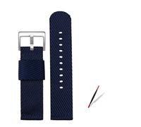 TVKSIPAR Bracelet De Montre En Nylon À Dégagement Rapide For Casio For PROTREK PRW-6600 PRG-600YB PRG-650 GA2000, Bracelet De Montre Sport Étanche En Toile For Homme, 24 M(Blue black-steel)