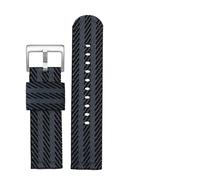 TVKSIPAR Bracelet De Montre En Nylon À Dégagement Rapide For Casio For PROTREK PRW-6600 PRG-600YB PRG-650 GA2000, Bracelet De Montre Sport Étanche En Toile For Homme, 24 M(Black gray-steel)