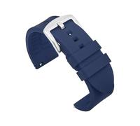 TVKSIPAR Bracelet De Montre En Silicone 20 Mm, 22 Mm, 24 Mm, Étanche, Sport, For Hommes, For Rolex, For Seiko, Bracelet De Rechange(Blue-silver buckle,22mm)