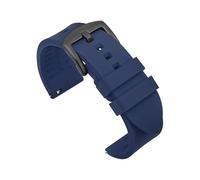 TVKSIPAR Bracelet De Montre En Silicone 20 Mm, 22 Mm, 24 Mm, Étanche, Sport, For Hommes, For Rolex, For Seiko, Bracelet De Rechange(Blue-black buckle,20mm)