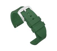TVKSIPAR Bracelet De Montre En Silicone 20 Mm, 22 Mm, 24 Mm, Étanche, Sport, For Hommes, For Rolex, For Seiko, Bracelet De Rechange(Green-silver buckle,22mm)