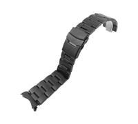 TVKSIPAR Bracelet De Montre Universel En Acier Inoxydable Solide, 18mm 19mm 20mm 21mm 22mm 23mm 24mm, Extrémité Incurvée, Adapté À La Montre Fit For Seiko SKX009(Black,24mm)