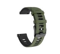 TVKSIPAR Bracelet De Sport 20 Mm 22 Mm Compatible For Garmin For Venu 3, Bracelet De Rechange En Silicone Compatible For Forerunner 165 265 255 Music For Vivoactive 4(BLACK WHITE,20mm)