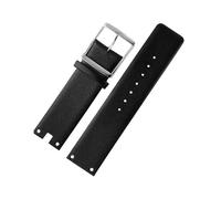 TVKSIPAR Bracelets De Montre Adaptés For CK K94231 K9423101, Cuir Durable Et Souple, Adapté For Calvin Klein, Bracelet De Montre For Hommes, 22mm(Black-silver)