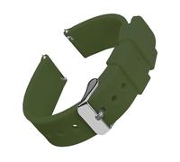 TVKSIPAR Bracelets De Montre En Silicone 14/16/18/19/20/21/22/24 Mm, Souples Et À Dégagement Rapide, Compatibles For Samsung Galaxy Et Fit For Garmin, Compatibles For Huawei.(Army Green 1,14mm)