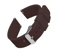 TVKSIPAR Bracelets de montre en silicone 14/16/18/19/20/21/22/24 mm, souples et à dégagement rapide, for Samsung Galaxy, Fit For Garmin et Fit For Huawei(America Coffee 1,22mm)