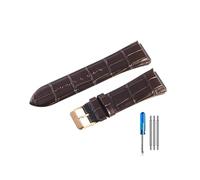 TVKSIPAR Convient for bracelet de montre For Guess W0040G3 W0040G5 W0247G3 bracelets de montre en cuir(Coffee-RS-K1)