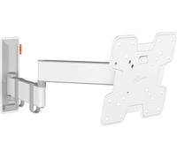 Tvm 3245 Support Mural Tv Orientable Pour Téléviseurs 19-43 Pouces, Max. 15 Kg, Pivotant Jusqu'À 180º, Support Tv Totalement Orientable Max. Vesa 200X200, Compatibilité Universelle, Blanc