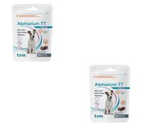 TVM Alphazium TT - Lot de 2 x 30 pièces - Taille S - Complément alimentaire pour chiens et chats stressés - Pour des situations exceptionnelles