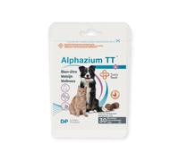 TVM Complément alimentaire Alphazium TT – pour petits chiens et chats stressés – 30 unités Taille S