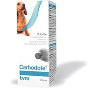 TVM Carbodote Liquid | 100 ML | Complément Alimentaire pour Chiens, Chats, rongeurs, Reptiles et Oiseaux | Peut Aider à l'adsorption des toxines dans l'intestin Être
