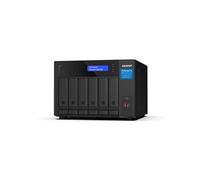QNAP TVS-H674 NAS Tower Intel® Core™ i5 i5-12400 32 Go DDR4 0 To QuTS hero Noir